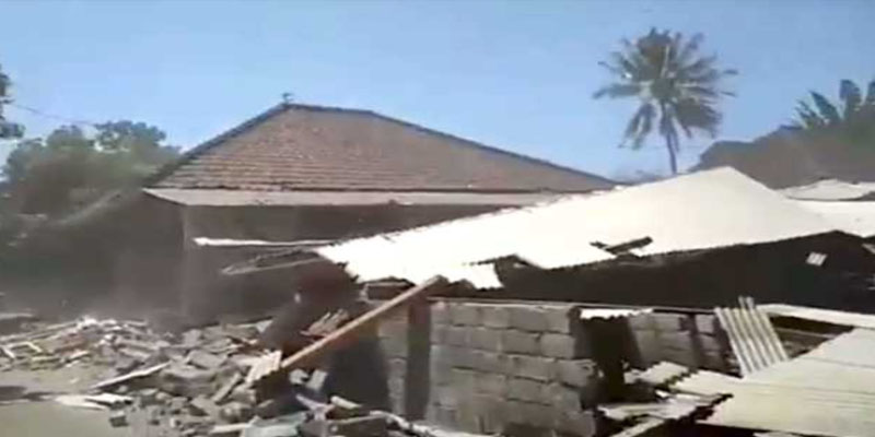 أندونيسيا: زلزال بقوة 6,9 درجات يضرب مدينة لومبوك مجددا